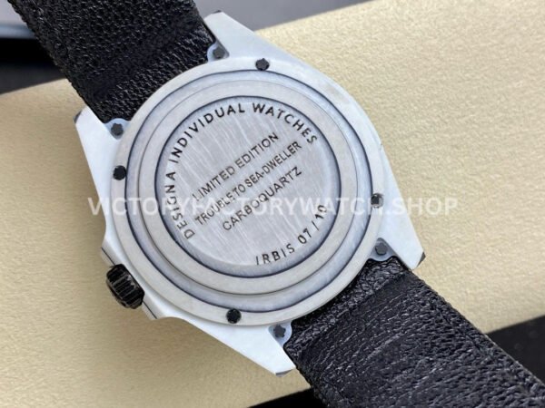 DIW Factory Rolex Sea-Dweller Limited Edition 126600 43mm Limited Edition Carbon Fiber Canvas Strap Carbon Fiber Dial