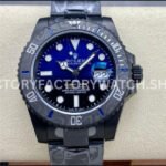 Rolex Submariner 116610 DLC blue gradient dial replica 40mm