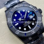 DIW Factory Rolex Submariner Limited Edition 116610 40mm Black DLC-coated Gradient Blue Dial