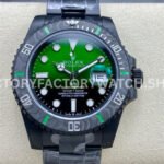 Rolex Submariner 116610 DLC gradient green dial limited replica