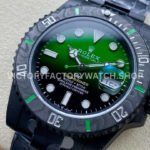 DIW Factory Rolex Submariner Limited Edition 116610 40mm Black DLC-coated Gradient Green Dial