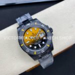 DIW Factory Rolex Submariner Limited Edition 116610 40mm Black DLC-coated Gradient Orange Dial