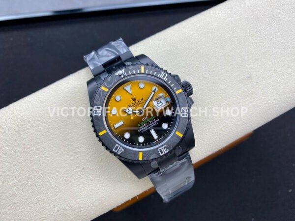 DIW Factory Rolex Submariner Limited Edition 116610 40mm Black DLC-coated Gradient Orange Dial