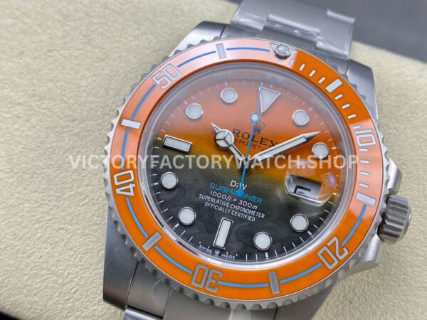 DIW Factory Rolex Submariner Limited Edition 116610 40mm Full 904L Orange-Grey Dial