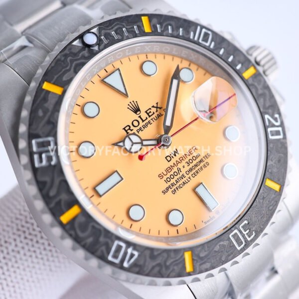 DIW Factory Rolex Submariner Limited Edition 116610 40mm Full 904L Yellow Dial