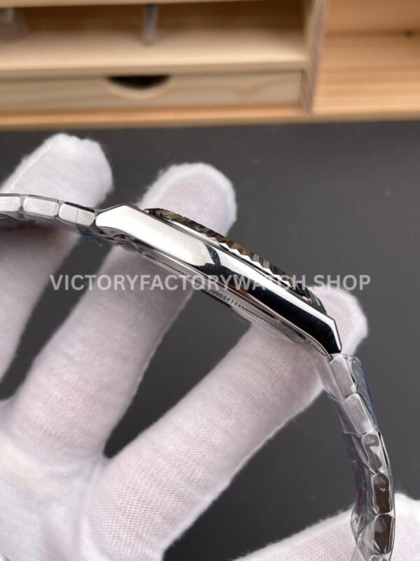 ES Factory Counterweight Rolex Land-Dweller 127336-0001 40mm Full Platinum Blue Ice Dial