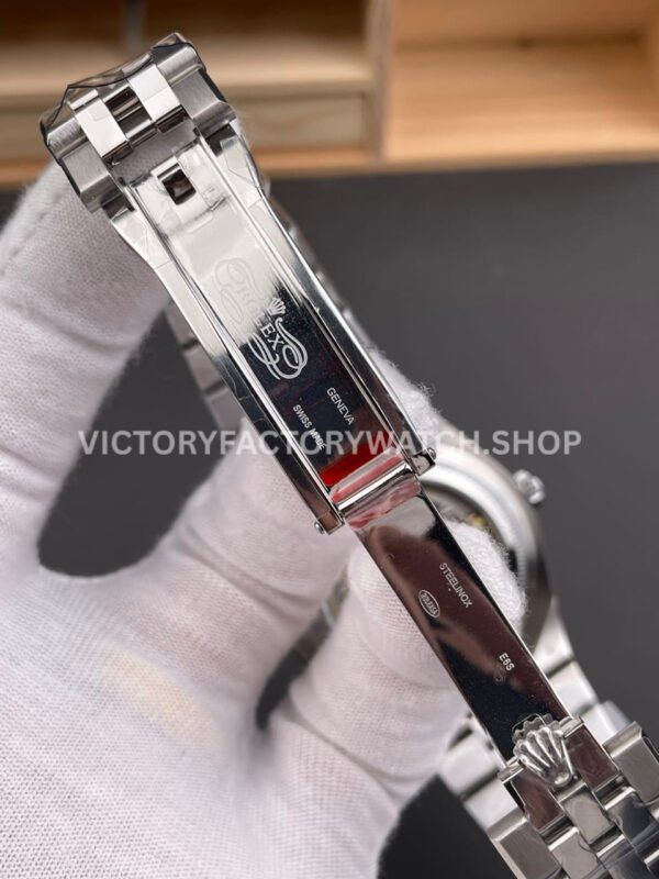 ES Factory Counterweight Rolex Land-Dweller 127336-0001 40mm Full Platinum Blue Ice Dial