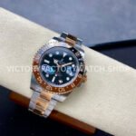EWE Factory Rolex GMT-Master II 126711CHNR-0002 40mm Half Rose Gold Black Dial