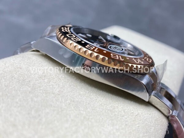 EWE Factory Rolex GMT-Master II 126711CHNR-0002 40mm Half Rose Gold Black Dial