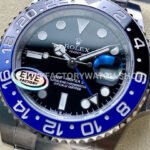 EWE Factory Rolex Batman GMT-Master II 126710BLNR-0003 Batman 40mm Full 904L Black Dial