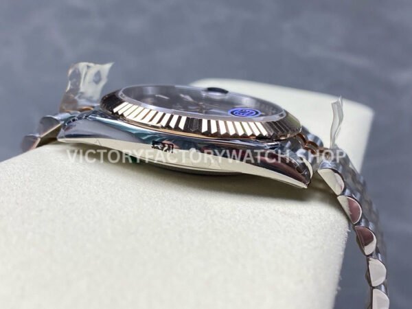 EWE Factory Rolex Datejust 126331-0002 41mm Half Rose Gold Brown Dial Jubilee (1) EWE Factory Rolex Datejust 126331-0002 41mm Half Rose Gold Brown Dial Jubilee