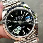 EWE Factory Rolex Datejust 126334-0018 41mm Full 904L Black Dial Jubilee