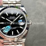 EWE Factory Rolex Datejust 126334-0018 41mm Full 904L Black Dial Jubilee