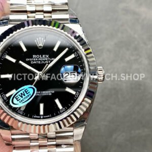 EWE Factory Rolex Datejust 126334-0018 41mm Full 904L Black Dial Jubilee (7) EWE Factory Rolex Datejust 126334-0018 41mm Full 904L Black Dial Jubilee