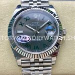 EWE Factory Rolex Datejust 126334-0022 41mm Full 904L Roman Numerals Grey Dial Jubileee (5) EWE Factory Rolex Datejust 126334-0022 41mm Full 904L Roman Numerals Grey Dial Jubileee