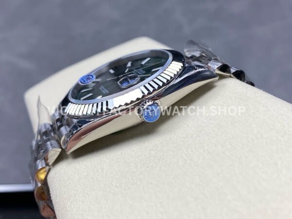EWE Factory Rolex Datejust 126334-0028 41mm White Gold Green Mint Dial Jubilee