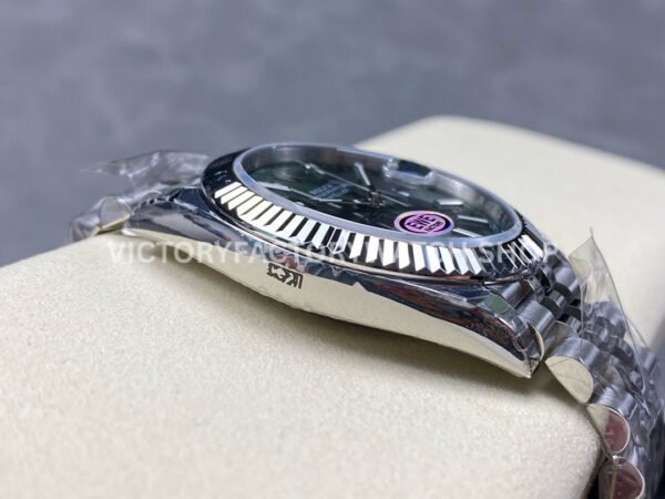 EWE Factory Rolex Datejust 126334-0028 41mm White Gold Green Mint Dial Jubilee