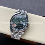 EWE Factory Rolex Datejust 126334-0028 41mm White Gold Green Mint Dial Jubilee