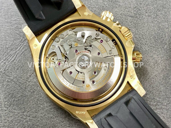 EWE Factory Rolex Daytona 126518LN-0010 40mm Yellow Gold Oysterflex Champagne Dial (8) EWE Factory Rolex Daytona 126518LN-0010 40mm Yellow Gold Oysterflex Champagne Dial
