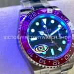 EWE Factory Rolex GMT-Master II 126710BLRO-0002 Pepsi 40mm Full 904L Black Dial