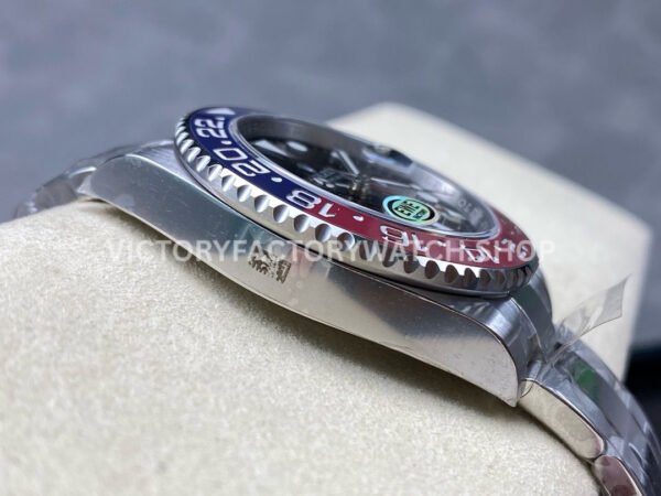 EWE Factory Rolex GMT-Master II 126710BLRO-0002 Pepsi 40mm Full 904L Black Dial