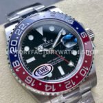 EWE Factory Rolex GMT-Master II 126710BLRO-0002 Pepsi 40mm Full 904L Black Dial