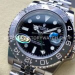 EWE Factory Rolex GMT-Master II 126710GRNR-0003 Bruce Wayne 40mm Full 904L Black Dial Jubilee
