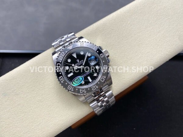 EWE Factory Rolex GMT-Master II 126710GRNR-0003 Bruce Wayne 40mm Full 904L Black Dial Jubilee
