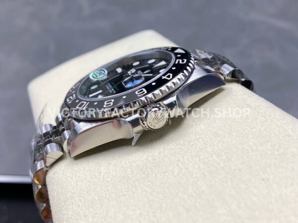 EWE Factory Rolex GMT-Master II 126710GRNR-0003 Bruce Wayne 40mm Full 904L Black Dial Jubilee