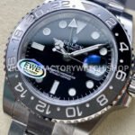 EWE Factory Rolex  GMT-Master II 126710GRNR-0004 Bruce Wayne 40mm Full 904L Black Dial