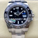 Rolex GMT Master II 126710GRNR oyster replica black grey bezel