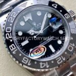 EWE Factory Rolex  GMT-Master II 126710GRNR-0004 Bruce Wayne 40mm Full 904L Black Dial