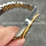 EWE Factory Rolex GMT-Master II 126713GRNR-0001 Bruce Wayne 40mm Half Yellow Gold Black Dial Jubilee