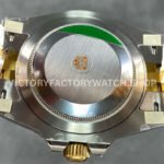 EWE Factory Rolex GMT-Master II 126713GRNR-0001 Bruce Wayne 40mm Half Yellow Gold Black Dial Jubilee