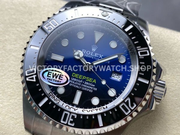 EWE Factory Rolex Sea-Dweller Deepsea 126660 44mm Full 904L Blue Dial