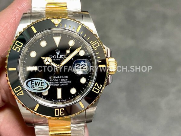 Rolex Submariner 126613LN black dial two tone replica 41mm