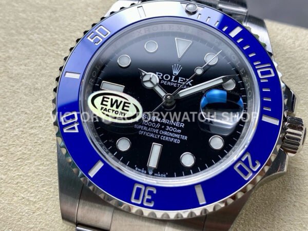 EWE Factory Rolex Submariner 126619LB 41mm Full White Gold Black Dial