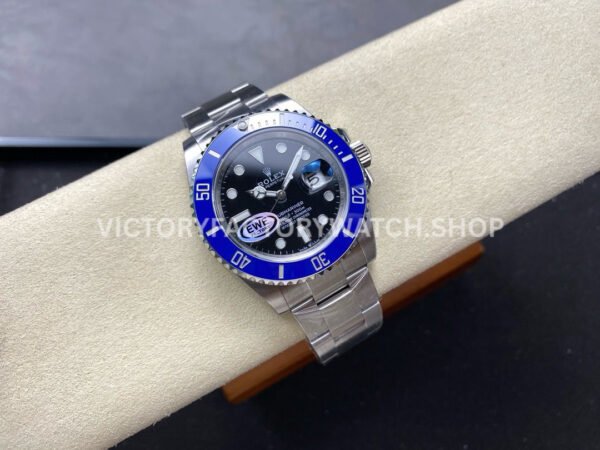 EWE Factory Rolex Submariner Full White Gold Black Dial