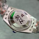 GM Factory Rolex Datejust 126200-0023 36mm White Gold Smooth Bezel Full 904L Green Dial Jubilee
