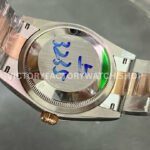 GM Factory Rolex Datejust 126231-0016 36mm Half Rose Gold Roman Numerals White Dial