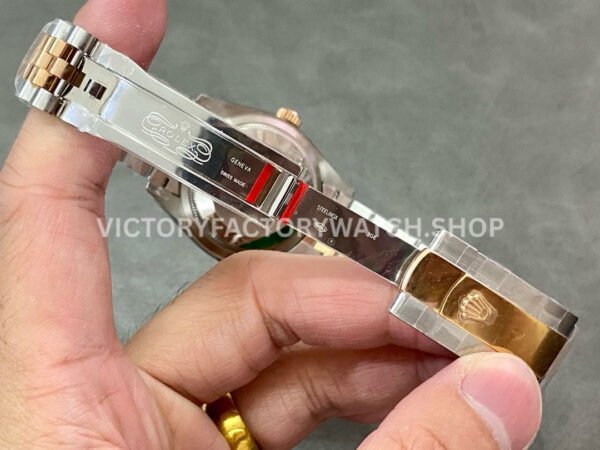 GM Factory Rolex Datejust 126231-0025 36mm Half Rose Gold Diamond Mope Computer Dial Jubilee