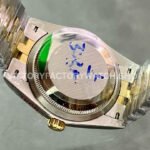 GM Factory Rolex Datejust 126233-0021 36mm Half Yellow Gold Diamond Mop Black Dial Jubilee