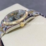 GM Factory Rolex Datejust 126233-0025 36mm Half Yellow Gold Diamond Roman Numerals Green Dial Jubilee