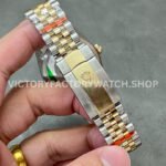 GM Factory Rolex Datejust 126233-0031 36mm Half Yellow Gold Diamond Roman Numerals Silver Dial Jubilee