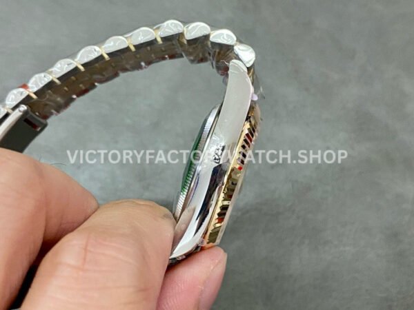 GM Factory Rolex Datejust 126233-0031 36mm Half Yellow Gold Diamond Roman Numerals Silver Dial Jubilee