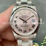 GS Factory Rolex Datejust 278240-0013 31mm Full 904L Roman Number Pink Dial