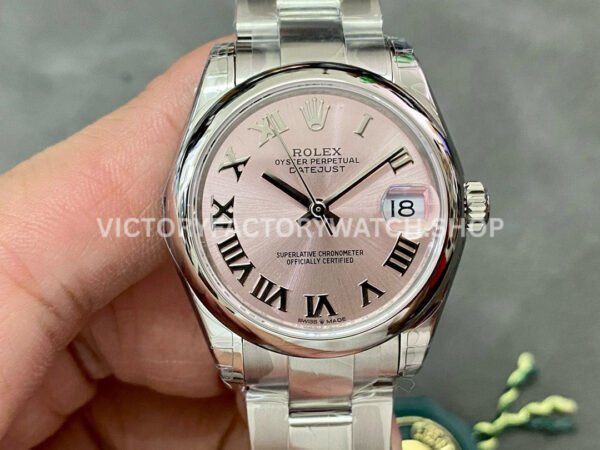GS Factory Rolex Datejust 278240-0013 31mm Full 904L Roman Number Pink Dial