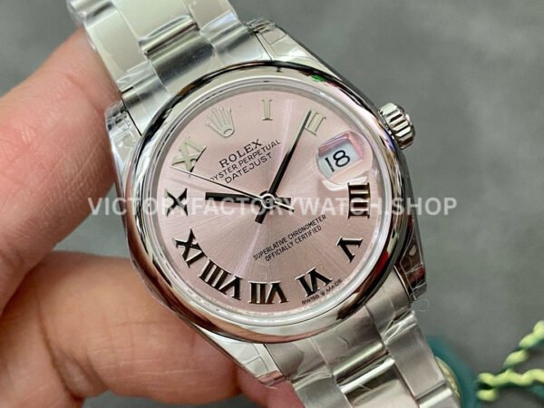 GS Factory Rolex Datejust 278240-0013 31mm Full 904L Roman Number Pink Dial