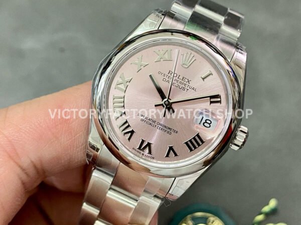 GS Factory Rolex Datejust 278240-0013 31mm Full 904L Roman Number Pink Dial