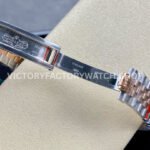 GS Factory Rolex Datejust 278241-0002 31mm Half Rose Gold Roman Number White Dial Jubilee